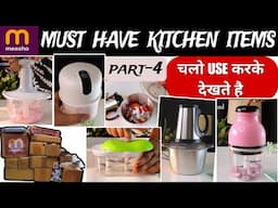 Meesho Affordable Choppers Review | Meesho Kitchen Finds | Meesho Kitchen Haul.