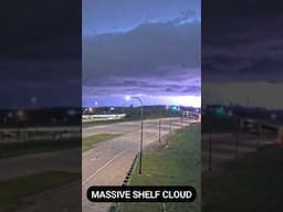 EPIC shelf cloud in Tulsa, Oklahoma #weather #lightning #storm