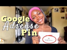 Finally Got My Google Adsense Pin!!! 🥳✅ Google Stressed Me!!!!😪😖 #adsense #adsense_letter #google