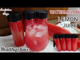 Watermelon Lemon Juice /How To Make Healthy Refreshing Juice.