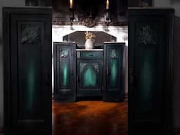 Gothic Fairytale Furniture Meets Art Deco! #gothic #paintedfurniture #furnituremakeover