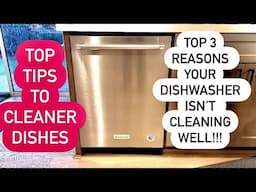 DISHWASHER NOT CLEANING WELL. SOLUTIONS, NO YOU DON’T KNOW THESE ALREADY