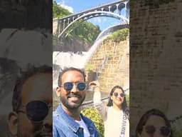 Croton George Park New York 🇺🇸 #waterfalls #usa #ny #minitrip #fun #ytshorts #trending #couple