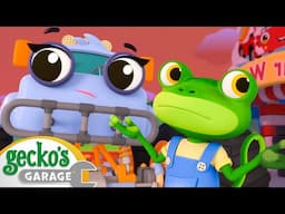 Monster Truck Mayhem! Gecko & Mechanicals to the Rescue | Gecko’s Garage - Educational Videos