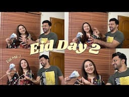 Mazak Mazak Main Phir Se Eidi Mil Gayi 🎉 🎉 || Eid Day 2 || Iman and Moazzam Vlog#414