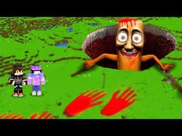 We Found Big Tung Tung Sahur In Minecraft!!😱 ft.@Mc_flame