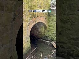 Not again! #exploring #outdoors #culvert #railway #abandoned #wales #llangollen #countryside #rural