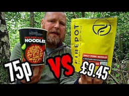Is 75p to cheap for a camping meal?