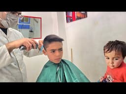 Haircut, new clothes, and a happy heart; a simple but special day with Aqaqarbon