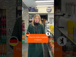 How to order a kebab in German! 🌯 🇩🇪