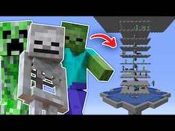 Minecraft BEST MOB FARM Tutorial (1.21 Upgraded Version)