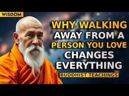 Why Walking Away From A Person You Love Changes Everything - Zen And Buddhist Teachings.