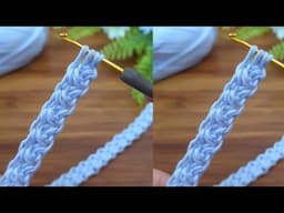 💼 How to Crochet a Bag Handle in Just 5 Minutes! #crochet