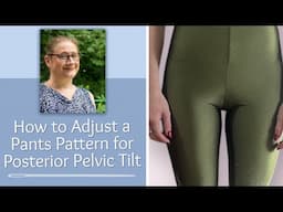 How to Fix this Front Crotch Wrinkle   (Posterior Pelvic Tilt)