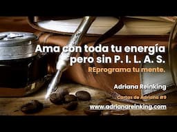Cartas de Adriana #9 – Ama con toda tu energía pero sin P. I. L. A. S.