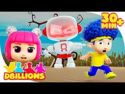 Red Light, Green Light with Cha-Cha, Chicky & Boom-Boom | Mega Compilation | D Billions Kids Songs