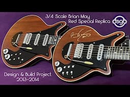 Mini Brian May Red Special Guitar Design and Build Project