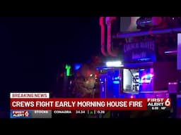 Council Bluffs crews fight house fire