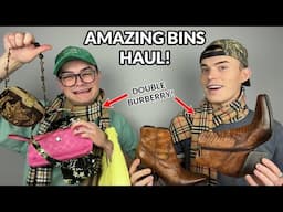 HUGE FANTASTIC Goodwill Bins Thrift Haul to Resell on eBay & Poshmark! Luxury + Y2K Finds!