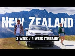 New Zealand North & South Islands ITINERARY 🇳🇿 2 Weeks / 4 Weeks & More