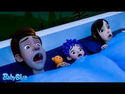 Ten in the Bed (Spooky Edition 👻) | Baby Blue Kids Songs & Nursery Rhymes