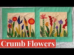 Flower Quilt Blocks from Scraps