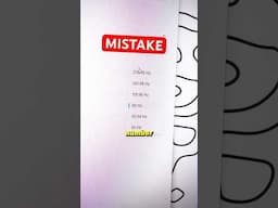 People Make This ONE Mistake…