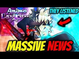 Anime Last Stand *FINALLY* Listened To The Community! (HUGE NEWS)