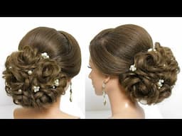 Bridal Updo Tutorial.  Wedding Hairstyles For Long Hair