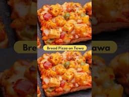 Paneer Bread Pizza on Tawa in 5 Minutes