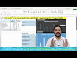 CNC Costing Made Simple: Calculate Tooling Cost per Component in 10 Minutes in HINDI