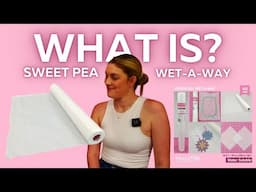 What Is Wash-Away Stabiliser & What Can You Make with It? Sweet Talk with Sweet Pea