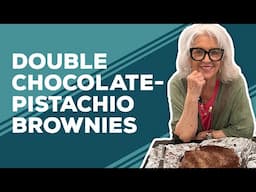 Love & Best Dishes: Double Chocolate-Pistachio Brownies Recipe | Father's Day Dessert Ideas