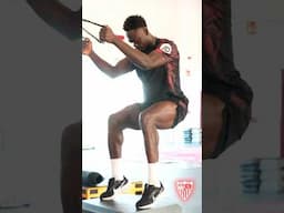 Akor Adams 🔥 🔥 🏋🏾‍♂️ #sevillafc #futbol #football #gym #shorts