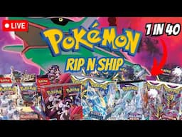 LIVE Pokemon RIP N SHIP! SEALED BOOSTER BOX NIGHT!