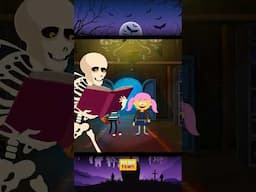 Vamos para a biblioteca assustadora 💀🧟‍♂️ #shorts #musicaparacriancas #halloweensongs #casateehee