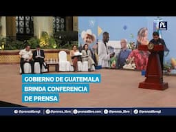 Gobierno de Bernardo Arévalo ofrece conferencia de prensa este lunes 16 de junio