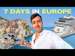 7 Days of Sailing Europe on a Luxury Cruise (MSC Yacht Club)