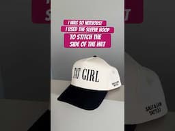 TAT GIRL HAT USING MAGNETIC SLEEVE HOOP