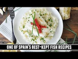 Fish with CREAMY Garlic Potatoes | One of Spain's BEST-KEPT Recipes