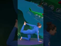 Practice Dancing Leopard Pose! | Grandude’s Green Submarine Yoga 🌊🎶 #shorts