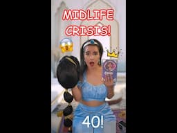 Jasmine’s 40s Crisis! 😱 Disney Princess Hair Fails #Shorts