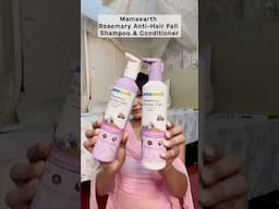 ROSEMARY ANTI-HAIRFALL RANGE || MAMAEARTH  REVIEW #haircare