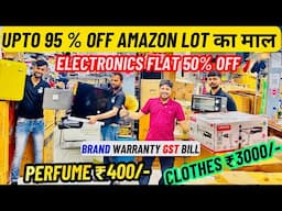 छुपा हुआ गोदाम Amazon Lot  Cloth Watches Electronics Luggage Bag Fans Etc | The Originals Rohini M2k