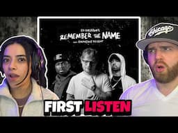 THAT POP APPEAL / POP A P*LL BAR! | Ed Sheeran x Eminem x 50 Cent - Remember The Name (FIRST LISTEN)