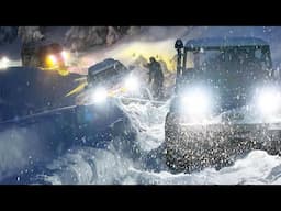 Deep Snow Camping in Yeti the Arctic Land Rover.