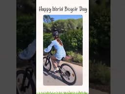 Pedal Power On! 🚴‍♀ Fitness, Fun & Fresh Air 🌿 | #WorldBicycleDay #PedalForHealth #StayActive #bike