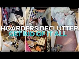 HOARDERS Extreme Declutter / THROWING EVERYTHING OUT 2025 / Decluttering, Organizing, & Cleaning!