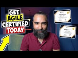 Get Agile Certified Today (2 Agile certifications - Limited Time)