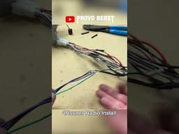 Toyota 4Runner Radio Install | #shorts #provobeast #kenwood